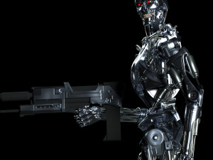 Terminator t-800 endoskeleton rekvizit Model 3D
