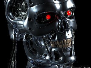 Terminator t-800 endoskeleton rekvizit Model 3D