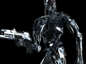 Terminator t-800 endoskeleton rekvizit Model 3D