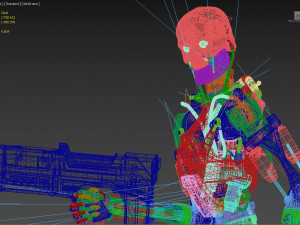 Terminator t-800 endoskeleton rekvizit Model 3D