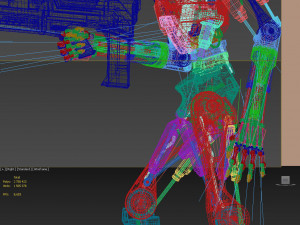 Terminator t-800 endoskeleton rekvizit Model 3D