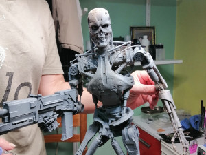 Terminator T-800 Endoskeleton Rekvizit 3D print model 3D Принт Модель