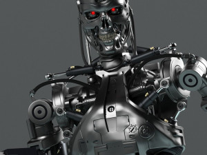 Terminator T-800 Endoskeleton Rekvizit 3D print model 3D Принт Модель