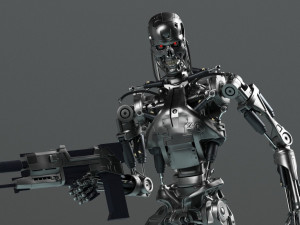 Terminator T-800 Endoskeleton Rekvizit 3D print model 3D Принт Модель