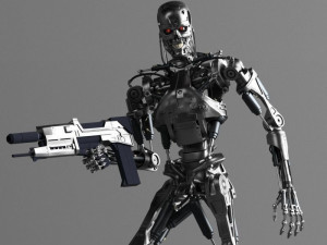 Terminator T-800 Endoskeleton Rekvizit 3D print model 3D Принт Модель