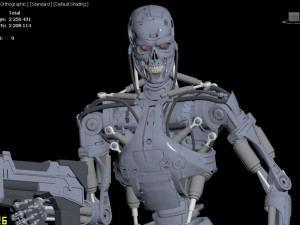 Terminator T-800 Endoskeleton Rekvizit 3D print model 3D Принт Модель