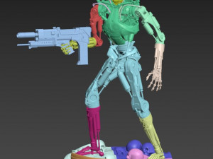 Terminator T-800 Endoskeleton Rekvizit 3D print model 3D Принт Модель