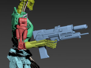 Terminator T-800 Endoskeleton Rekvizit 3D print model 3D Принт Модель