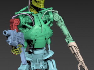 Terminator T-800 Endoskeleton Rekvizit 3D print model 3D Принт Модель