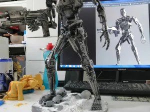 Terminator T-800 Endoskeleton Rekvizit 3D print model 3D Print Model