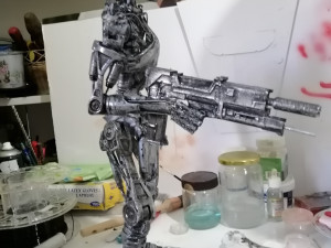 Terminator T-800 Endoskeleton Rekvizit 3D print model 3D Принт Модель