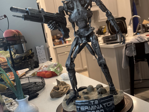 Terminator T-800 Endoskeleton Rekvizit 3D print model 3D Print Model
