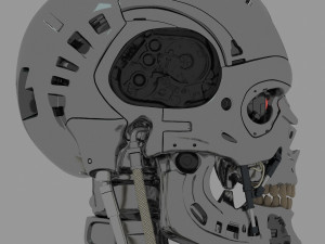 Terminator T-800 Torso Bust 3D Модель