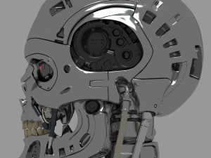 Terminator T-800 Torso Bust 3D Модель