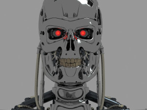 Terminator T-800 Torso Bust 3D Модель