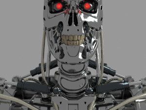 Terminator T-800 Torso Bust 3D Модель