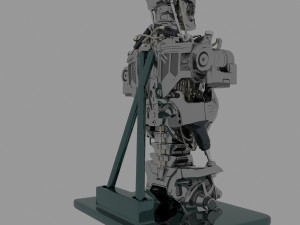 Terminator T-800 Torso Bust 3D Модель