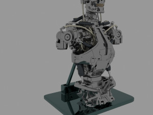 Terminator T-800 Torso Bust 3D Модель