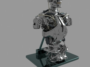 Terminator T-800 Torso Bust 3D Модель