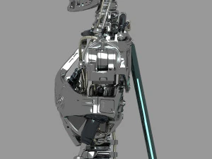 Busto do torso do Terminator T-800 Modelo 3D