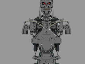 Terminator T-800 Torso Bust 3D Модель
