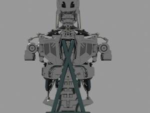 Terminator T-800 Torso Bust 3D Модель
