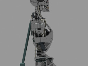 Terminator T-800 Torso Bust 3D Модель
