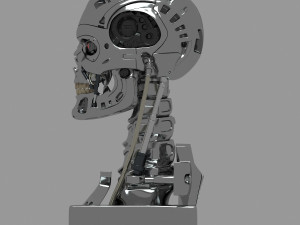 Terminator T-800 Skull Model 3D
