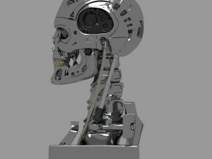 Terminator T-800 Skull 3D Model