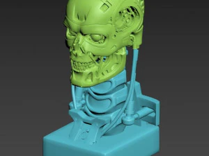 Terminator T-800 Skull 3D Model