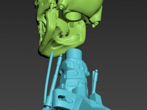 Terminator T-800 Skull Model 3D