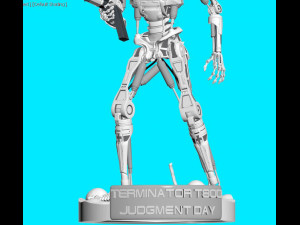 TERMINATOR T-800 ENDOSKELETON REKVIZIT T2 3D प्रिंट मॉडल