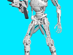 TERMINATOR T-800 ENDOSKELETON REKVIZIT T2 3D प्रिंट मॉडल