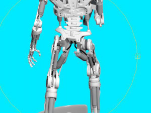 TERMINATOR T-800 ENDOSKELETON REKVIZIT T2 3D प्रिंट मॉडल