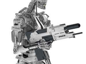 TERMINATOR T-800 ENDOSKELETON REKVIZIT T2 3D प्रिंट मॉडल