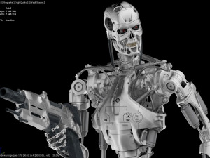 TERMINATOR T-800 ENDOSKELETON REKVIZIT T2 3D प्रिंट मॉडल