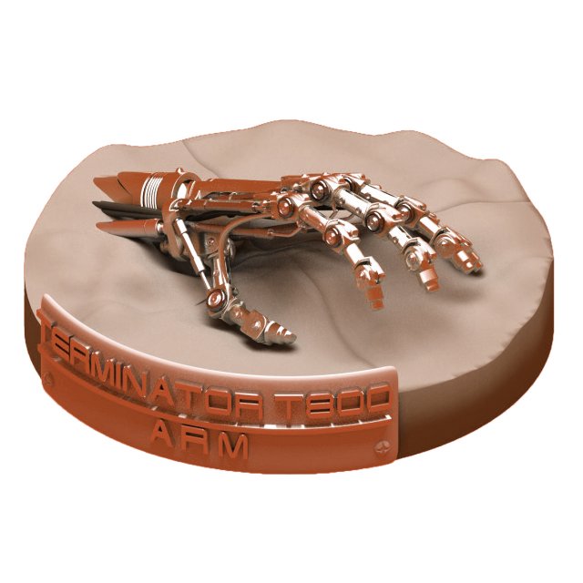 Terminator T-800 Arm T2 3D प्रिंट मॉडल .c4d .max .obj .3ds .fbx .stl .blend 