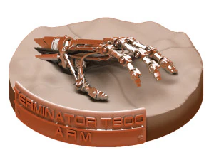 Terminator T-800 Lengan T2 Model Cetak 3D
