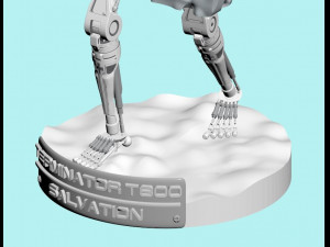Terminator T-800 Endoskeleton Rekvizit T4 3Dプリントモデル
