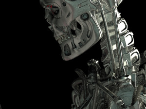 Terminator T-800 Endoskeleton Rekvizit T4 3Dプリントモデル