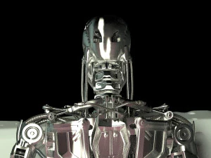 Terminator T-800 Endoesqueleto Rekvizit T4 Modelo de Impressão 3D