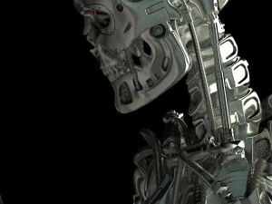 Terminator T-800 Endoesqueleto Rekvizit T4 Modelo de Impressão 3D