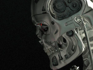 Terminator T-800 Endoesqueleto Rekvizit T4 Modelo de Impressão 3D