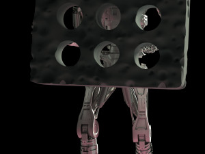Terminator T-800 Endoskeleton Rekvizit T4 3Dプリントモデル