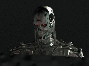 Terminator T-800 Endoesqueleto Rekvizit T4 Modelo de Impressão 3D