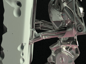 Terminator T-800 Endoskeleton Rekvizit T4 3Dプリントモデル