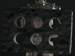 Terminator T-800 Endoskeleton Rekvizit T4 3Dプリントモデル