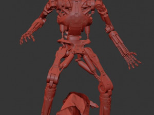 Terminator T-800 Endoskeleton Rekvizit T1 3D 프린트 모델