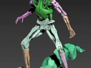 Terminator T-800 Endoskeleton Rekvizit T1 3D 프린트 모델