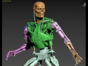 Terminator T-800 Endoskeleton Rekvizit T1 3D 프린트 모델